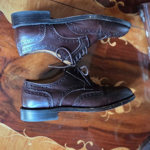 Bally Men’s Wingtips Oxford leather shoes - Picture 4 of 11